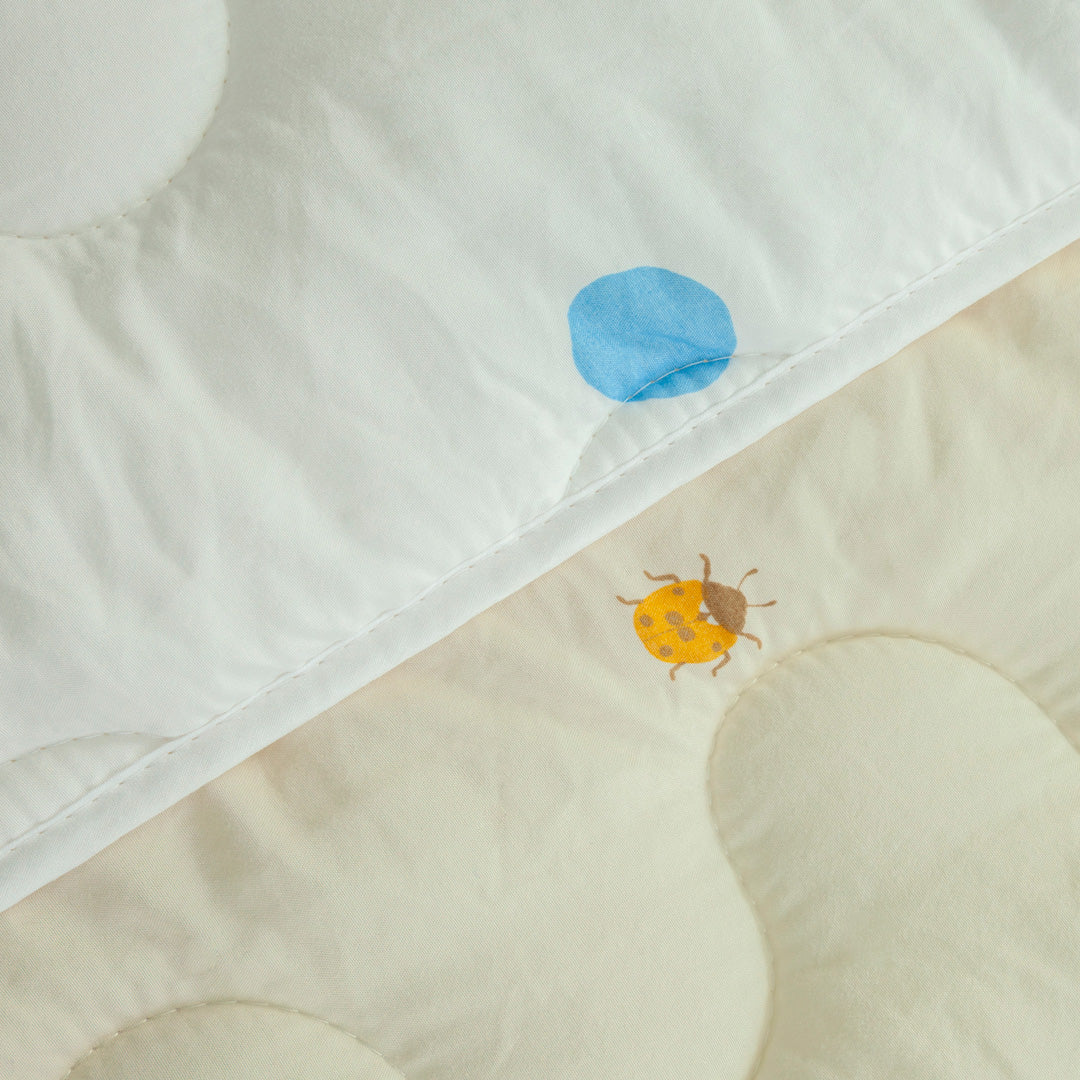 Cubrelecho Acolchado  Cotton Sense Viaje En Círculos