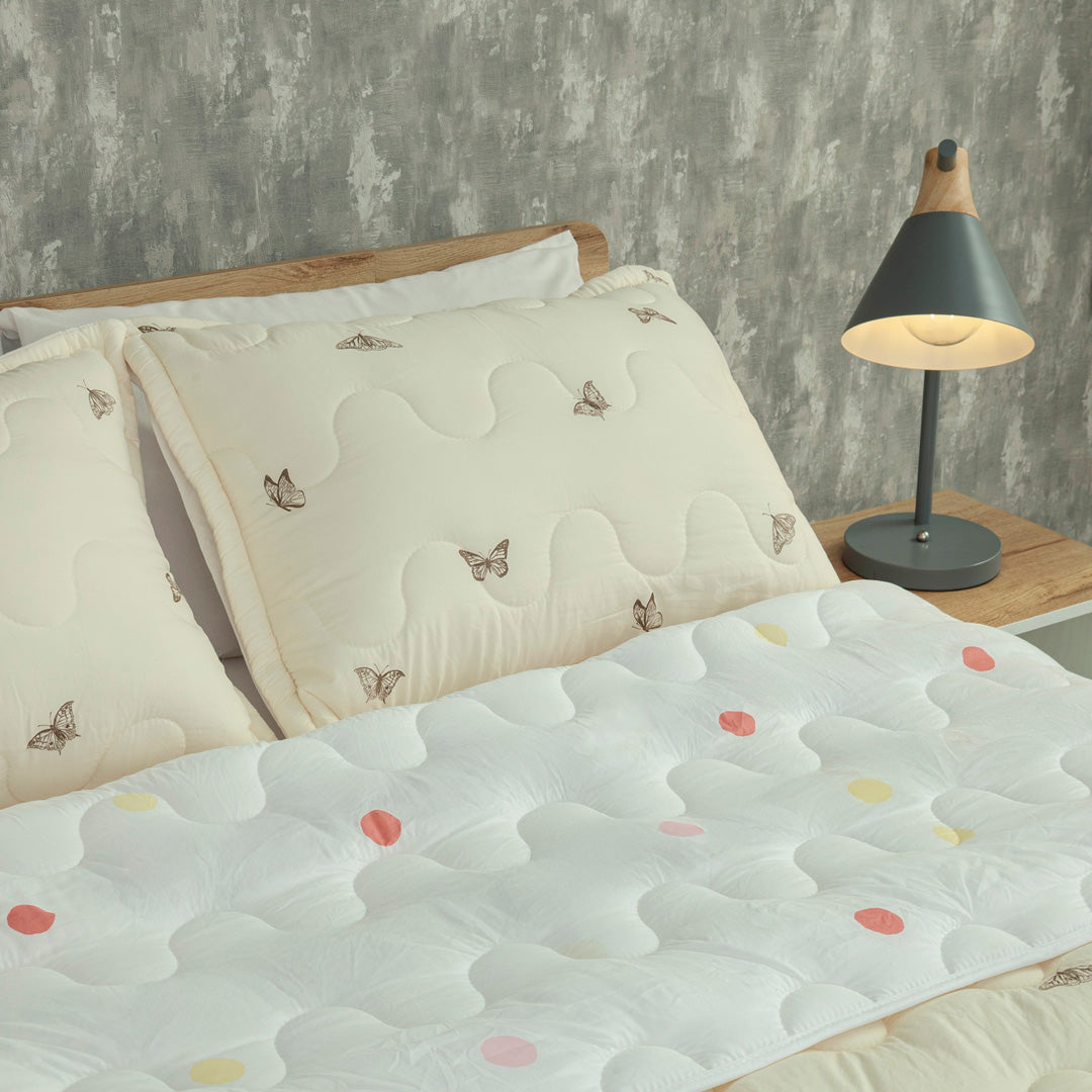 Cubrelecho Acolchado  Cotton Sense Jardín Supremo