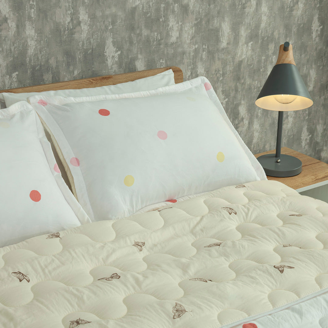 Cubrelecho Acolchado  Cotton Sense Jardín Supremo