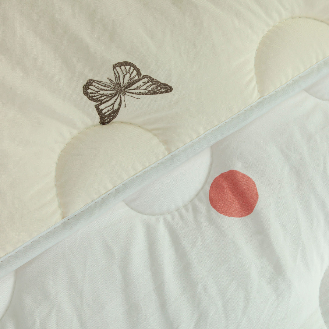 Cubrelecho Acolchado  Cotton Sense Jardín Supremo