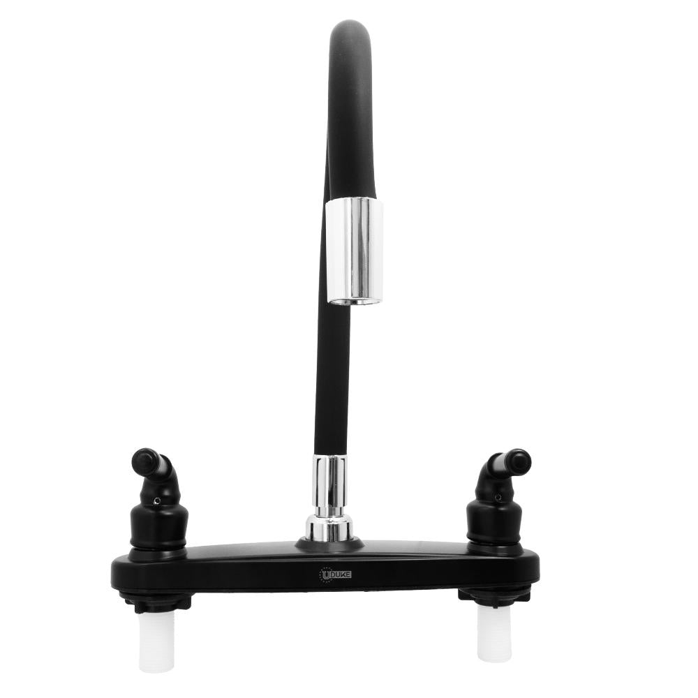 Mezclador Lavaplatos Flexible Aleta 8 Negro Abs Uduke  Ht2170