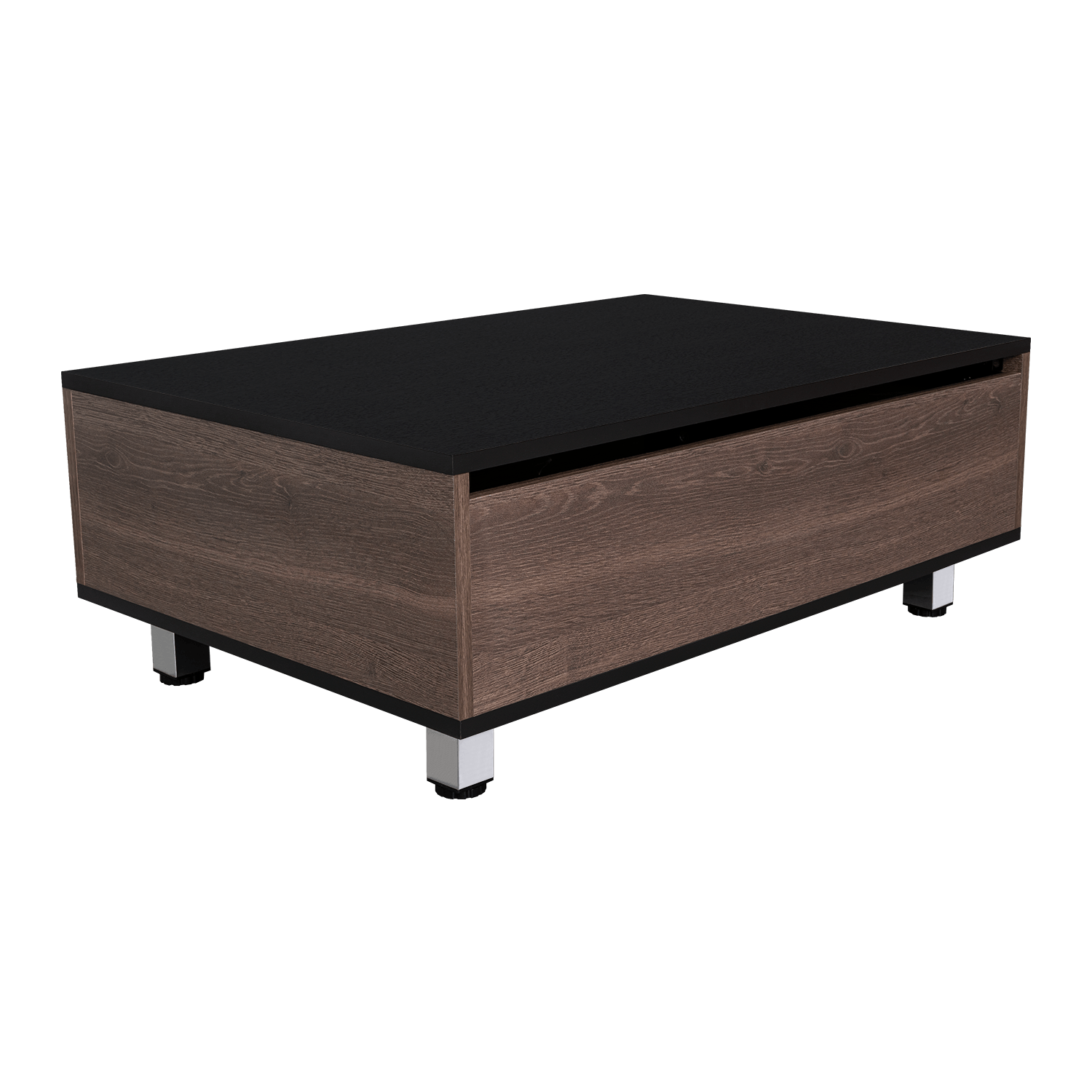 Mesa De Centro Funcional 5G-2 (1C) Milan+Wengue 29.7X80X54.5 Cm