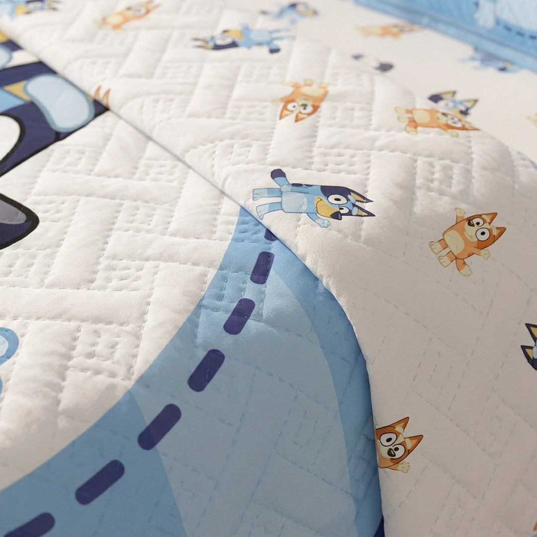 Cubrelecho Termosellado Bluey Azul