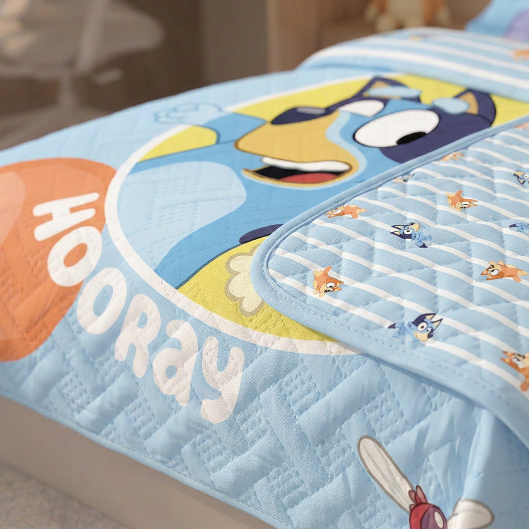 Cubrelecho Termosellado Bluey Bingo