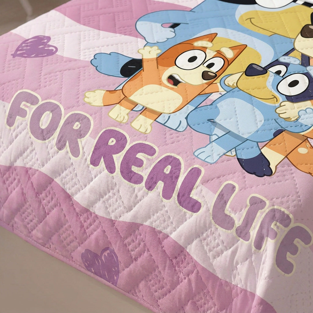 Cubrelecho Termosellado Bluey Family