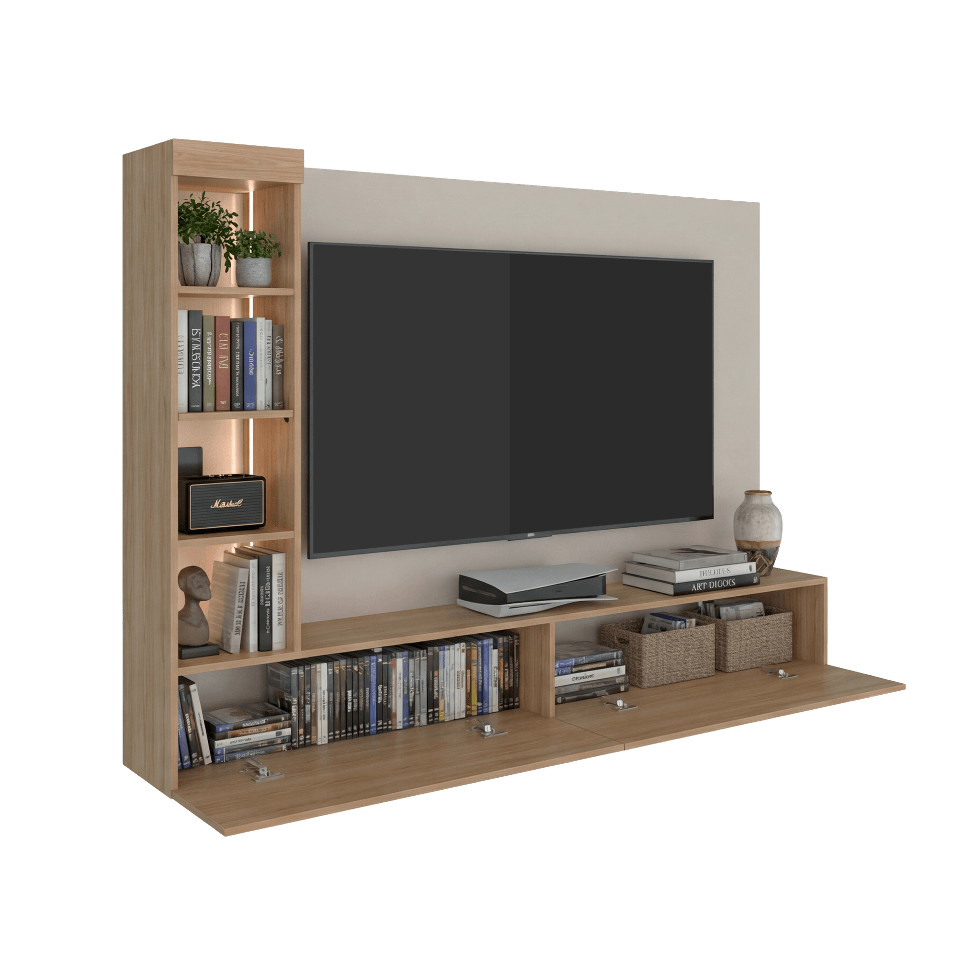 Panel Tv Ilus 65 127X185X29 Rta Capri Fresno Eu