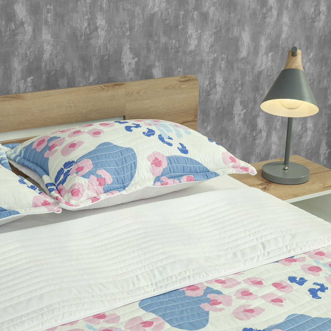 Cubrelecho Estampado Prensado Doble Faz Natura Balance