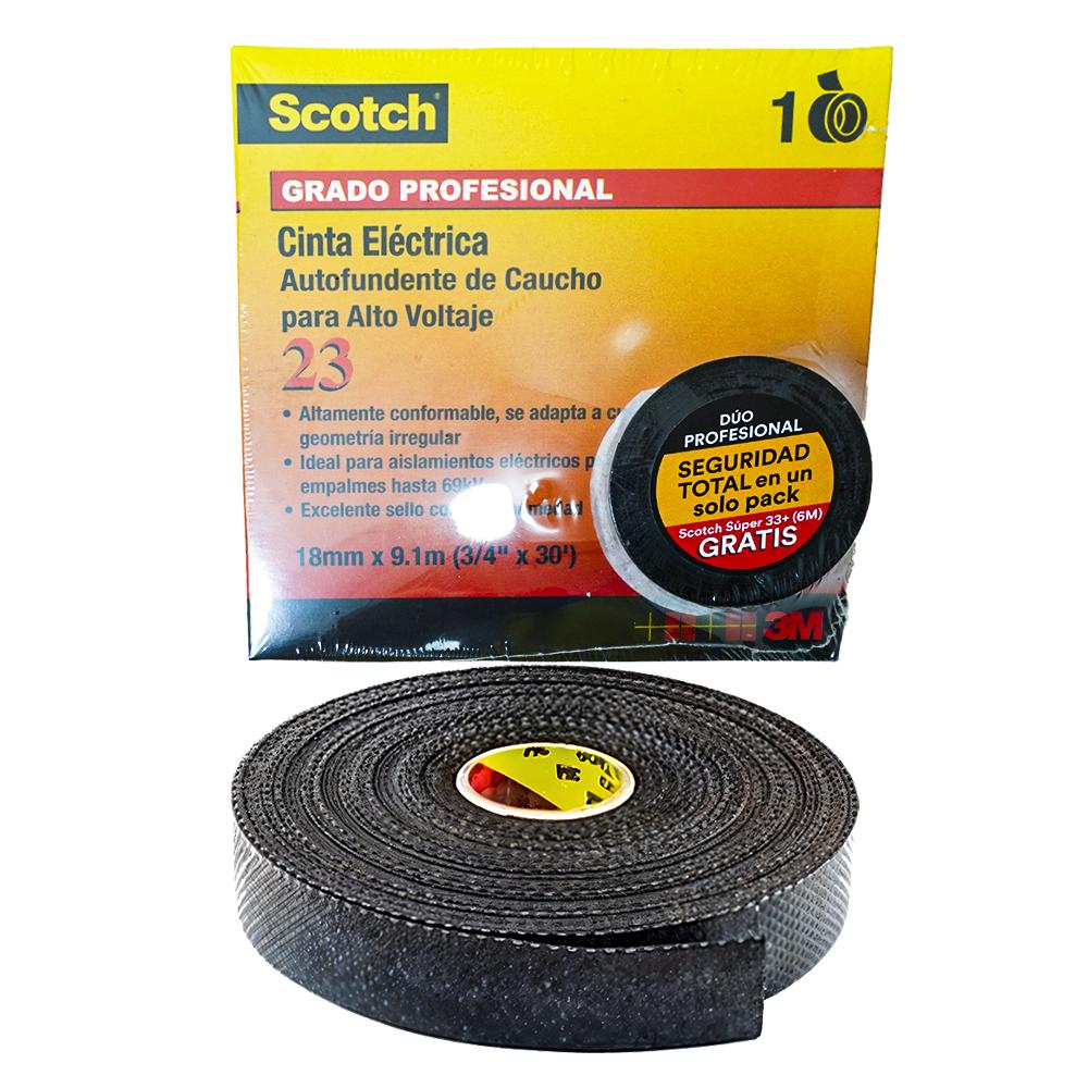 Cinta Electrica Autofundente 91 Mts De Alto Voltaje  Obsequio 33 6M Scotch 3M Le000012589