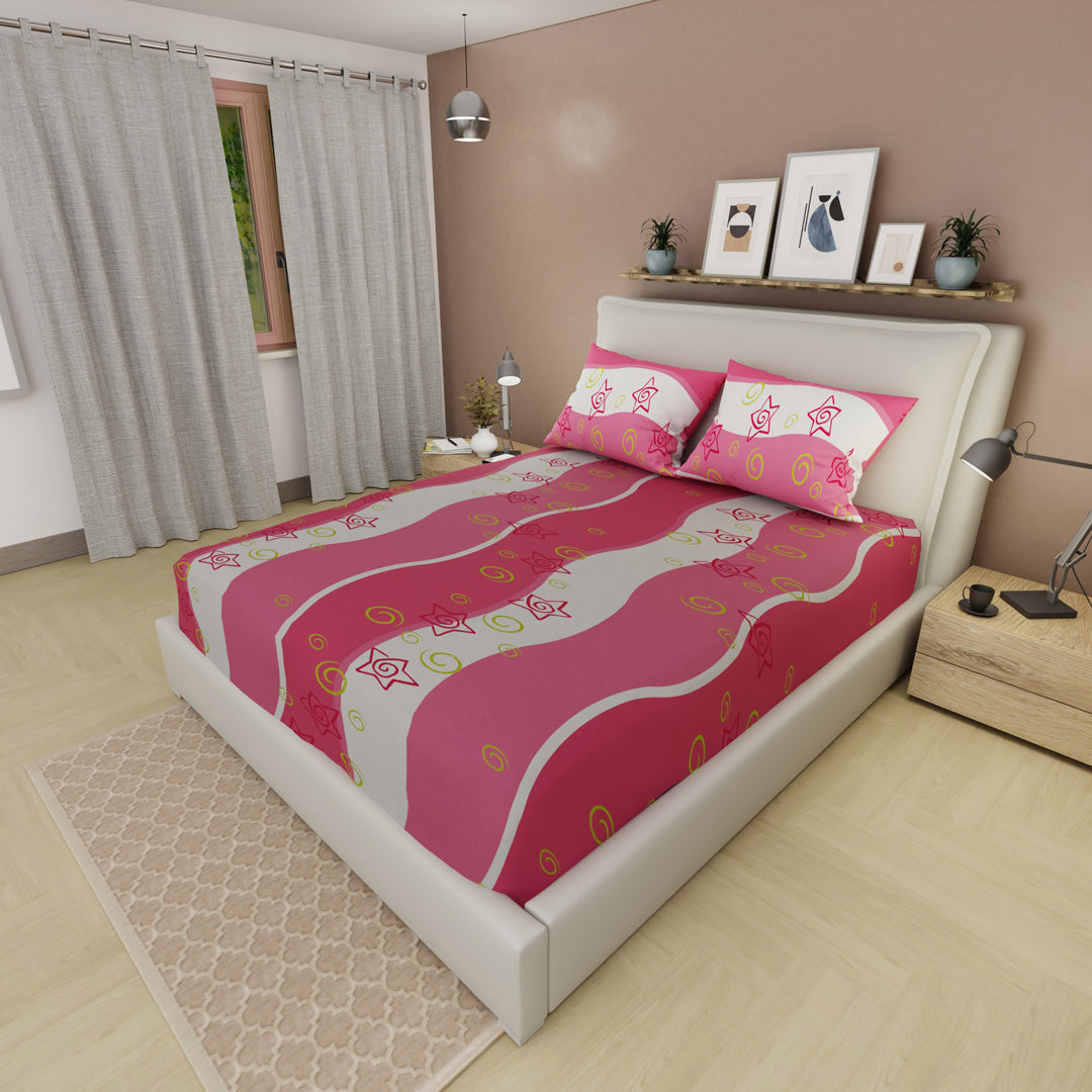 Sábana Ajustable  Valerín Fucsia