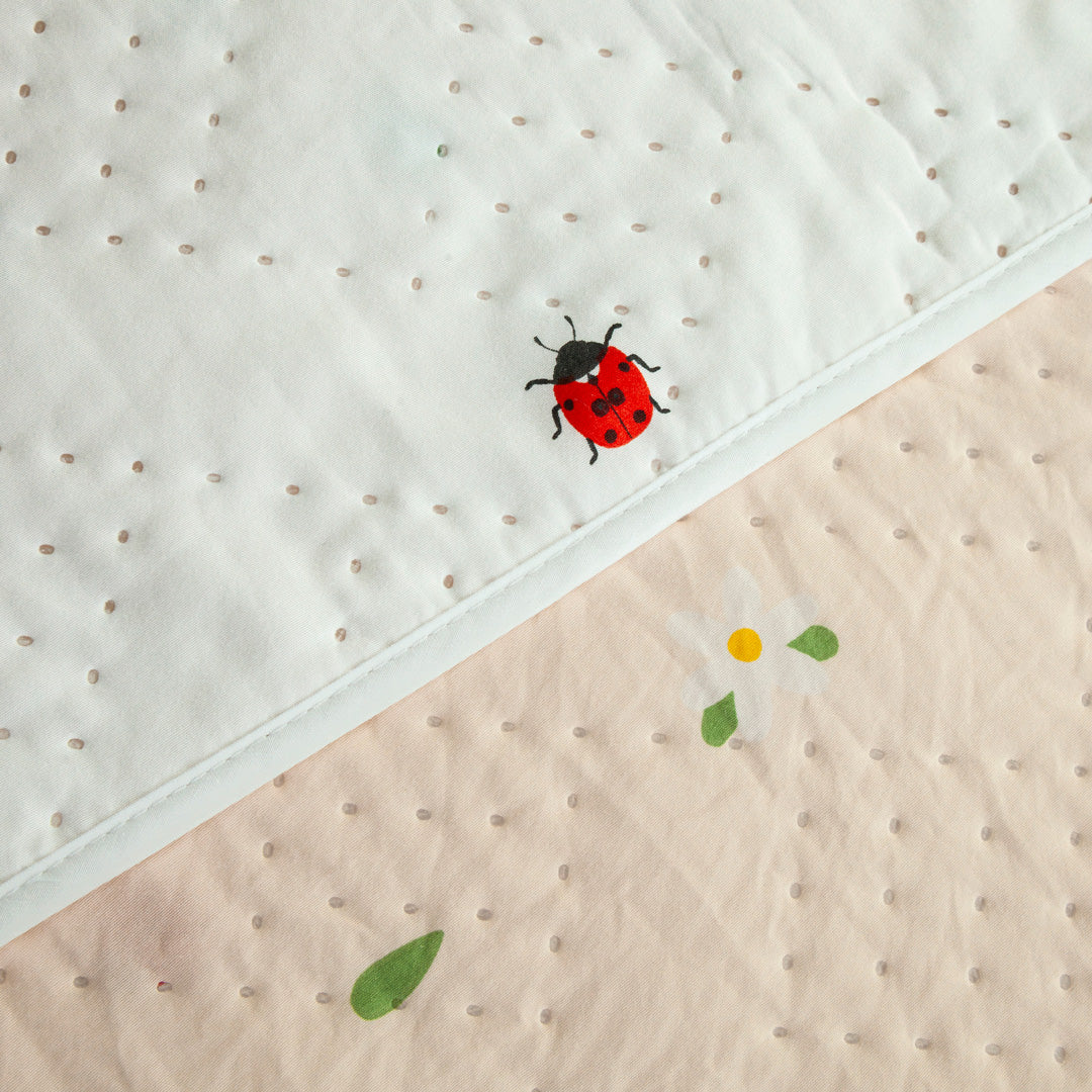 Cubrelecho Termosellado Doble Faz Cotton Sense Sweet Garden