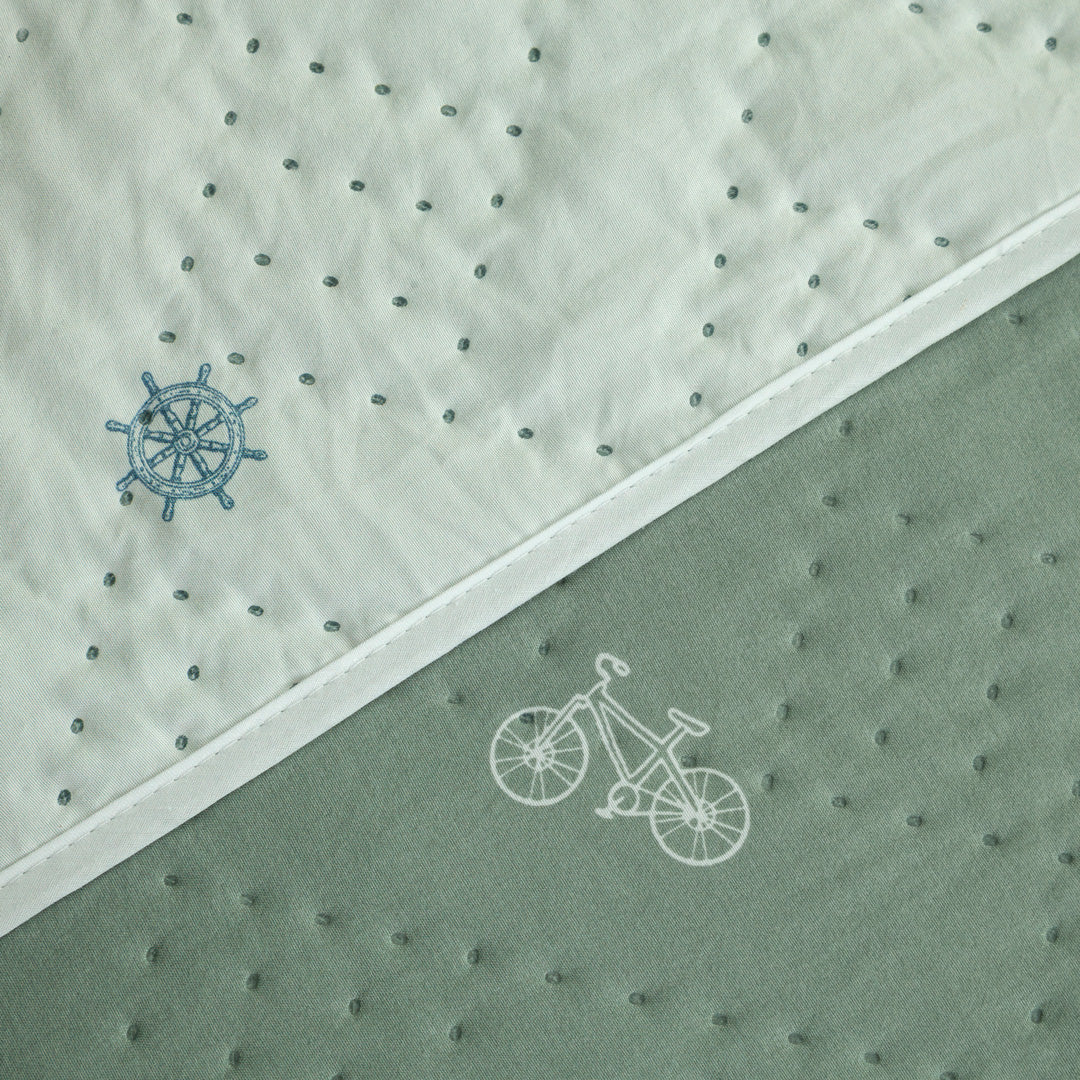 Cubrelecho Termosellado Doble Faz Cotton Sense Vuelo Libre
