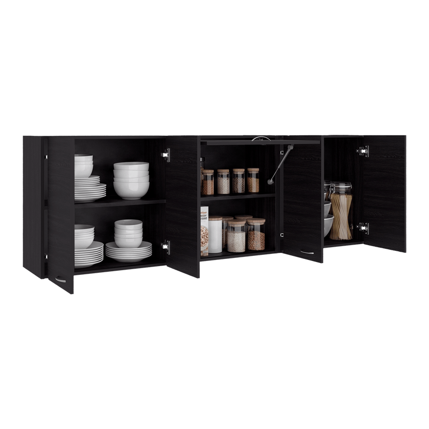 Mueble Superior De Cocina Ocena 60X180X31 Rta Wengue Zf