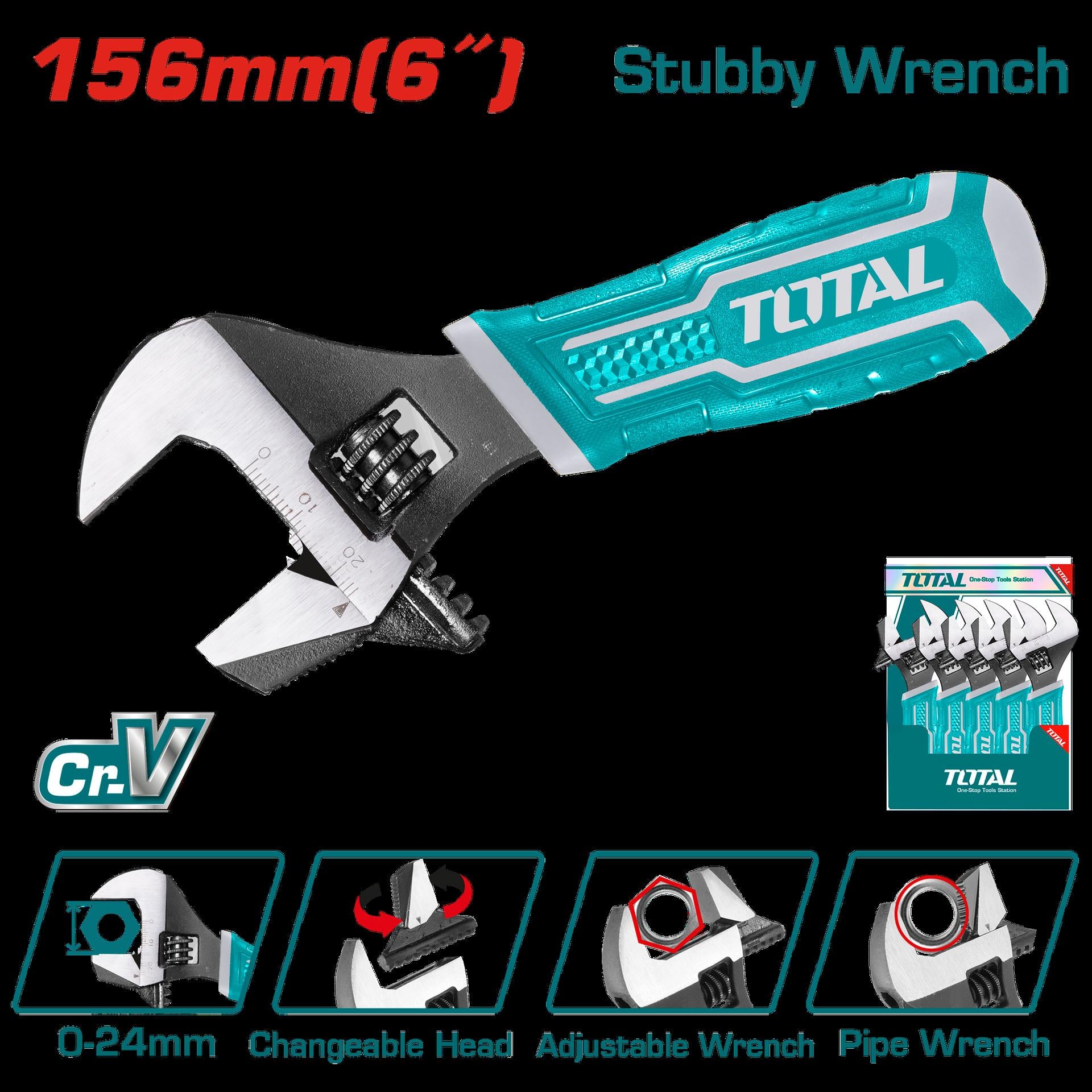 Llave Peston 6 Encauchetada 2 En 1 Super Total Tht1016S