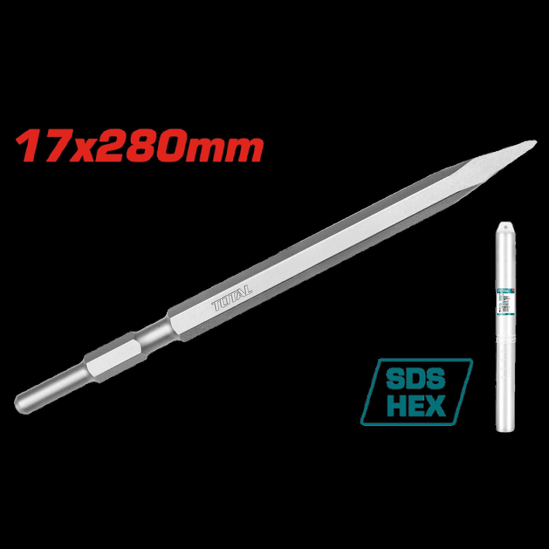 Cincel Punta Hexagonal 17 X 280 Mm Super Total Tac153171