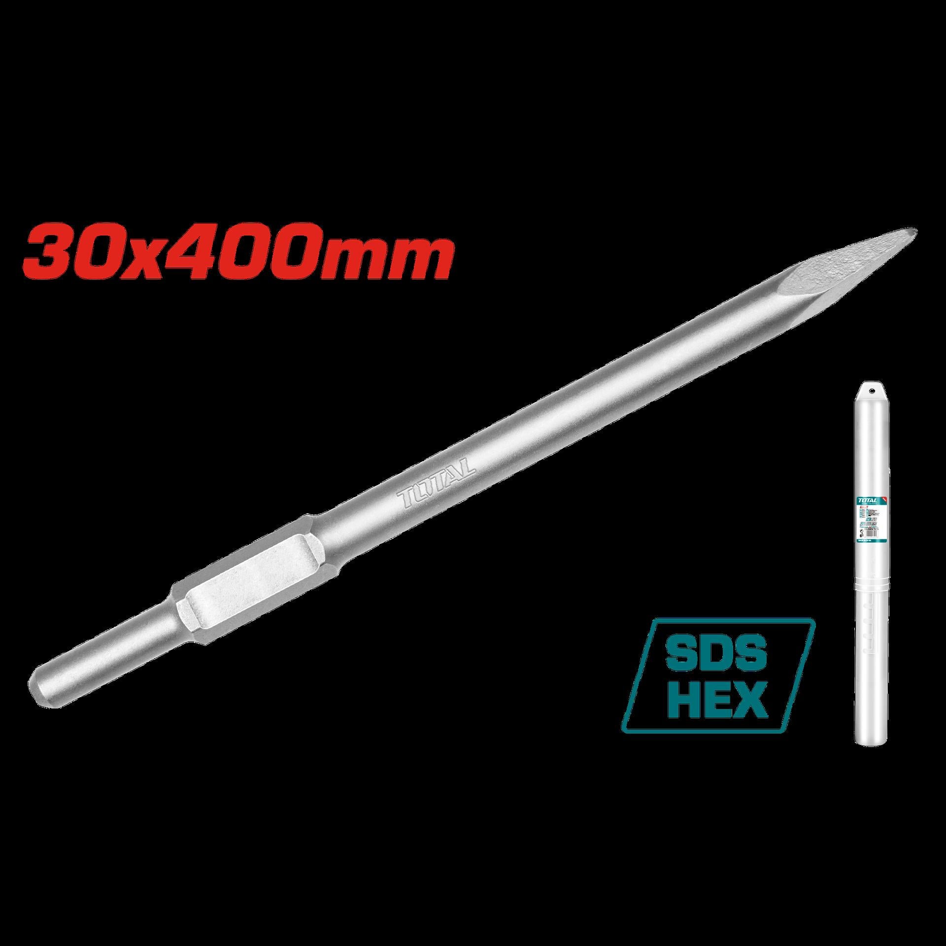 Cincel Punta Sds Hexagonal 30X 400 Mm Super Total Tac15333011