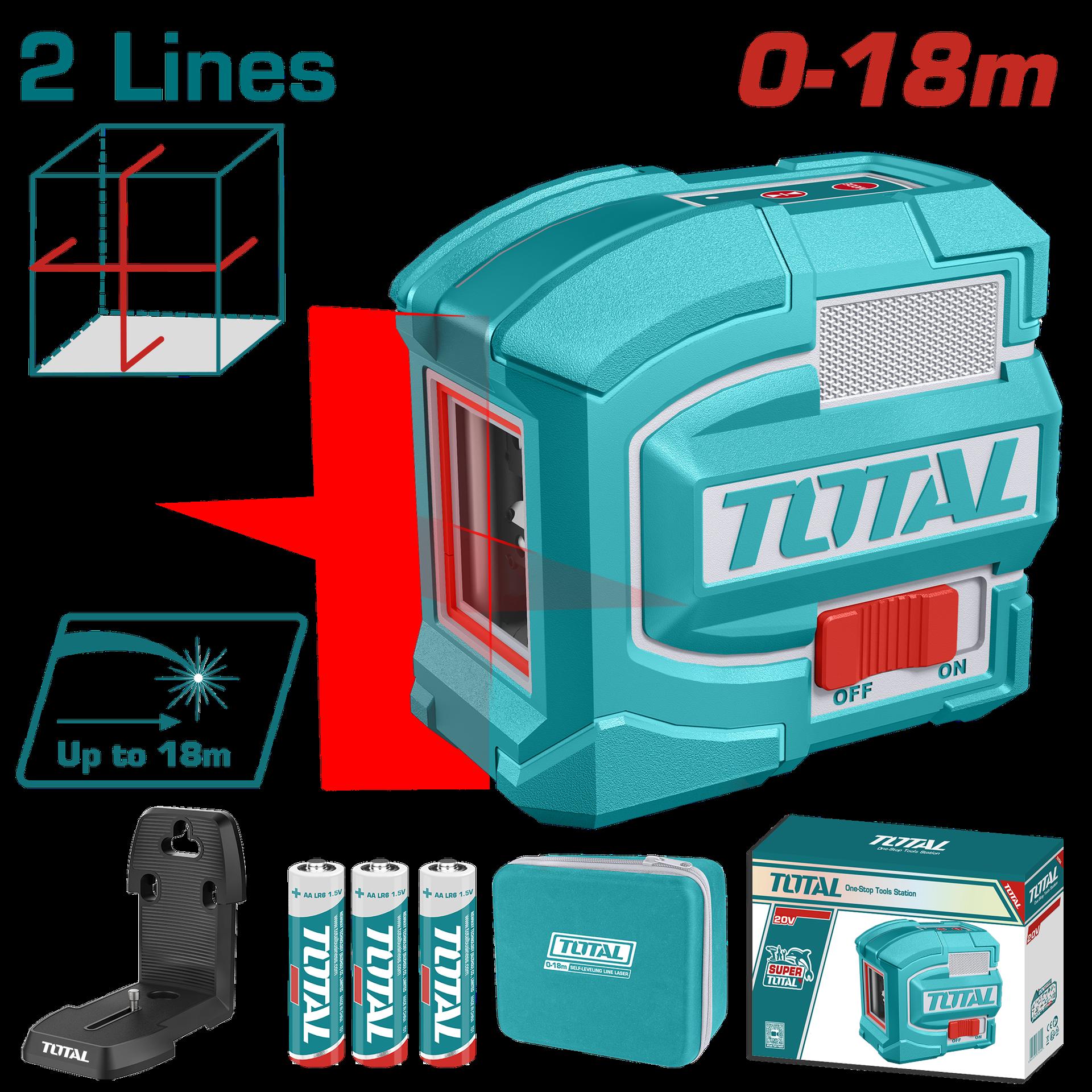 Nivel Laser 018M  Luz Roja  Industrial Super Total Tll156503