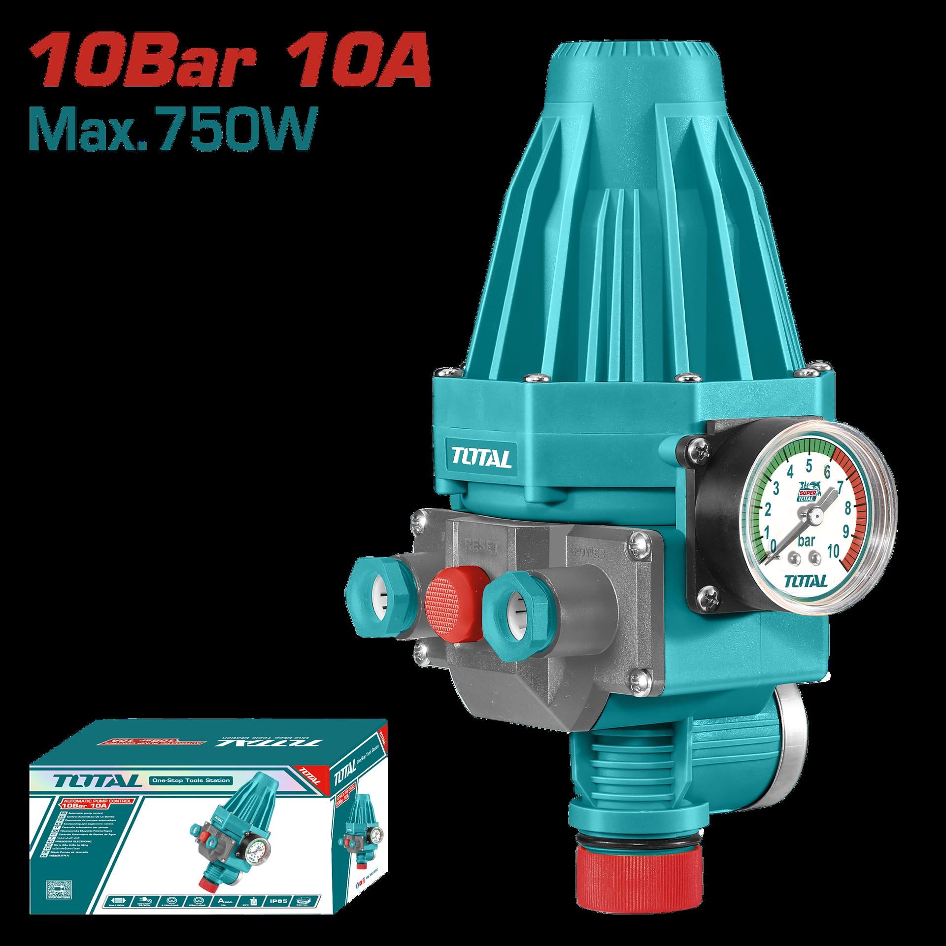 Bomba Presurizadora Para Electrobombas 15Barip65 750W Para Diametro Tuberia 1X1 Super Total Utwps102