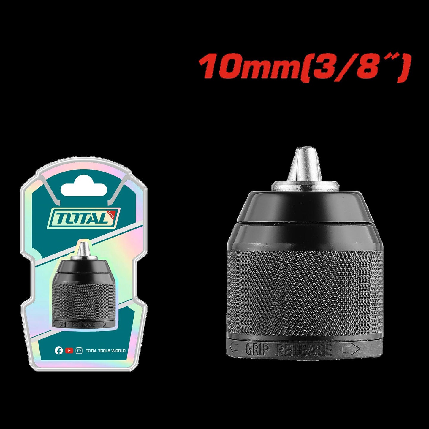 Mandril Taladro 38 Super Total Tac4510201