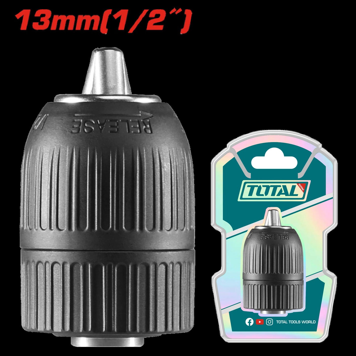 Mandril Taladro 12 13Mm  Super Total Tac451321