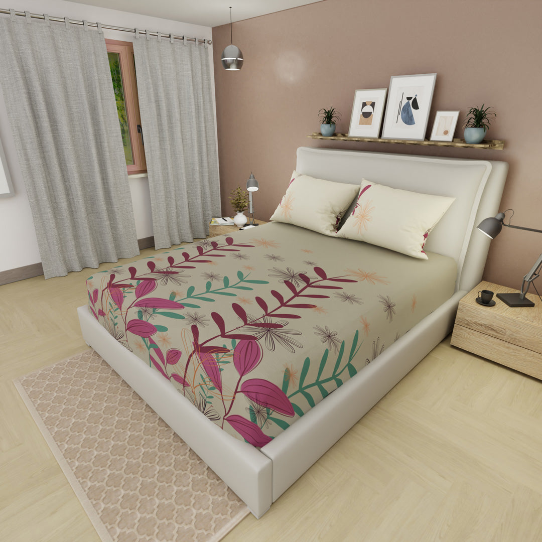 Sábana Ajustable Cozy Flora