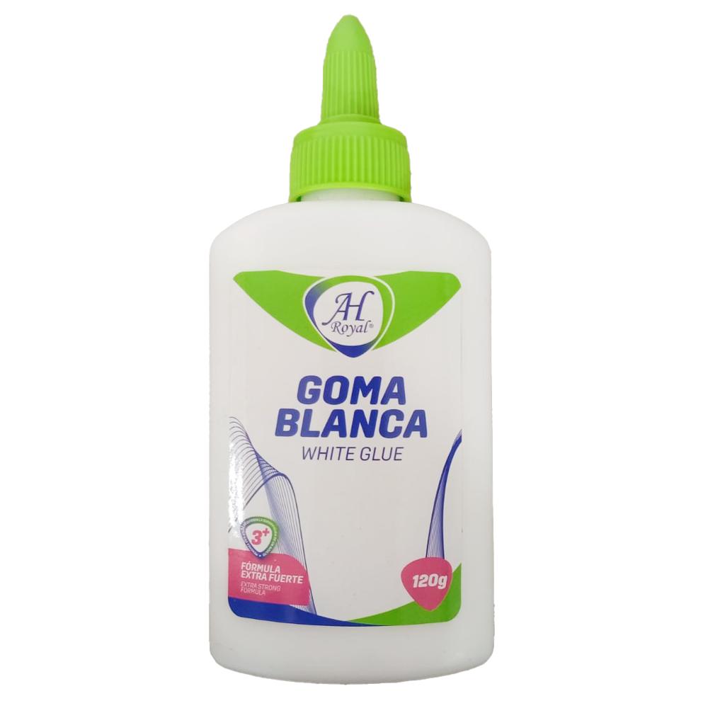 Goma Blanca Ahroyal De 120 Gramos Displey X 12 Undega