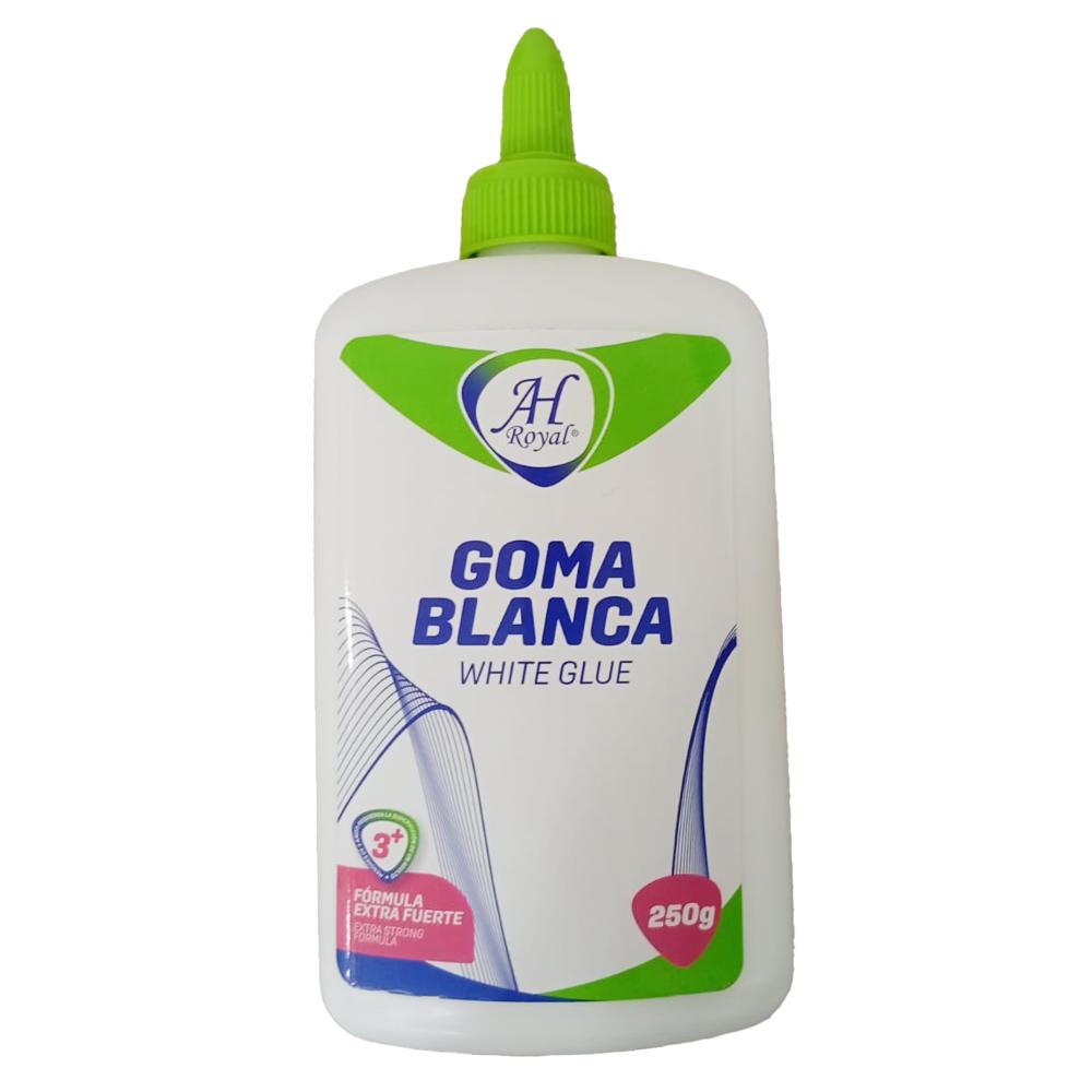 Goma Blanca Ahroyal De 250 Gramos Displey X 6 Undega