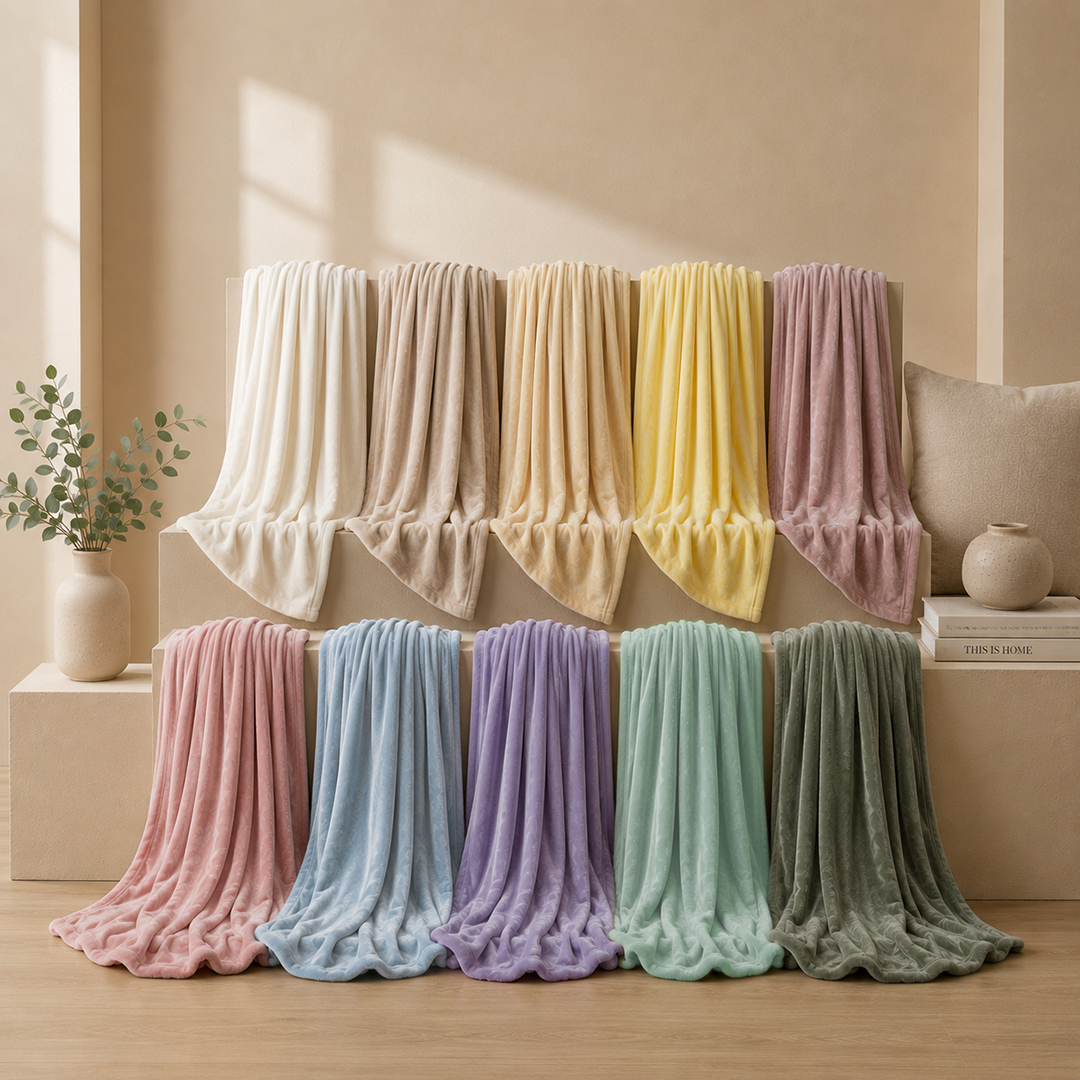 Cobija Piel De Durazno Café Claro