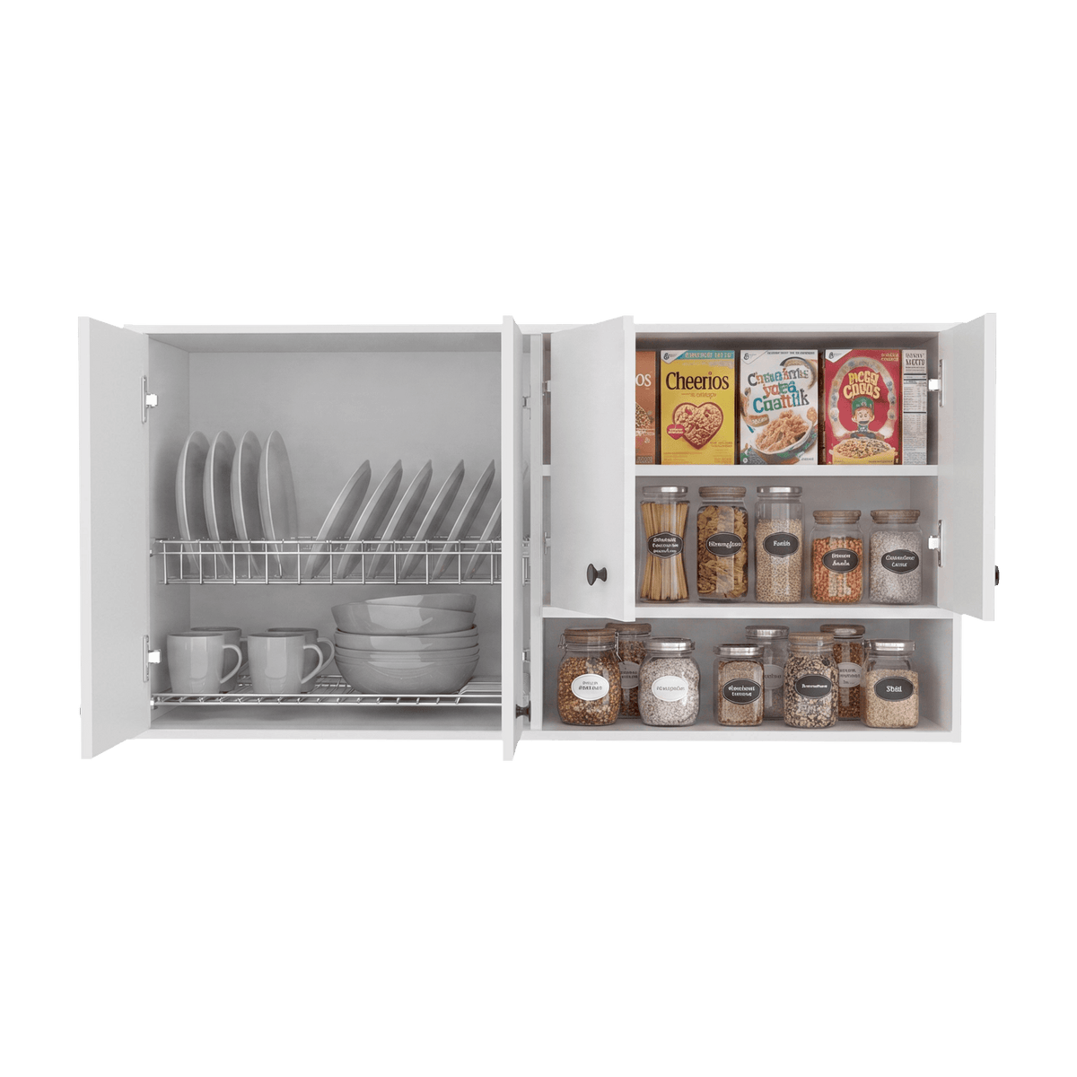 Mueble Superior De Cocina Napoles 60X120X35 Rta Blanco Zf