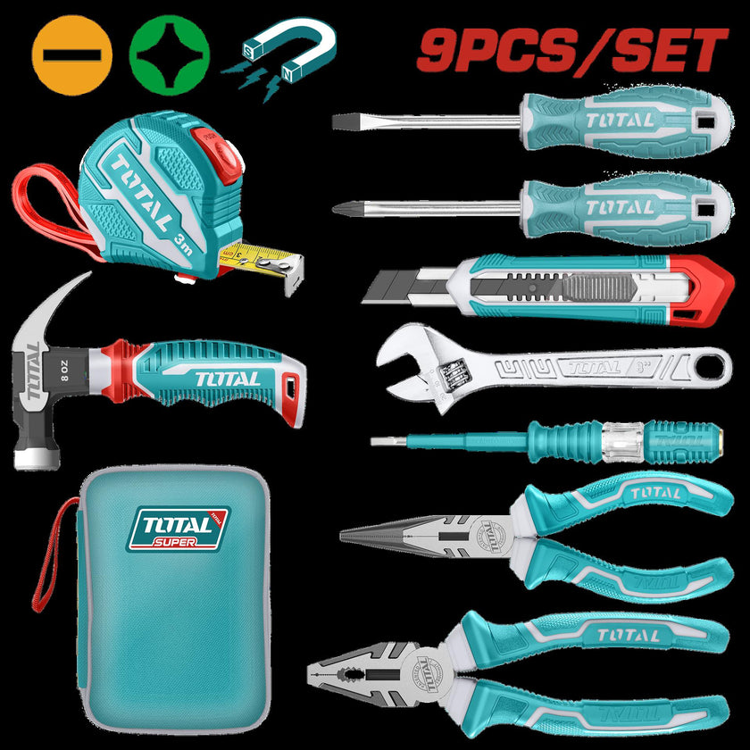 Kit De Herramientas 9Pzs Total Super Select Thkthp90097