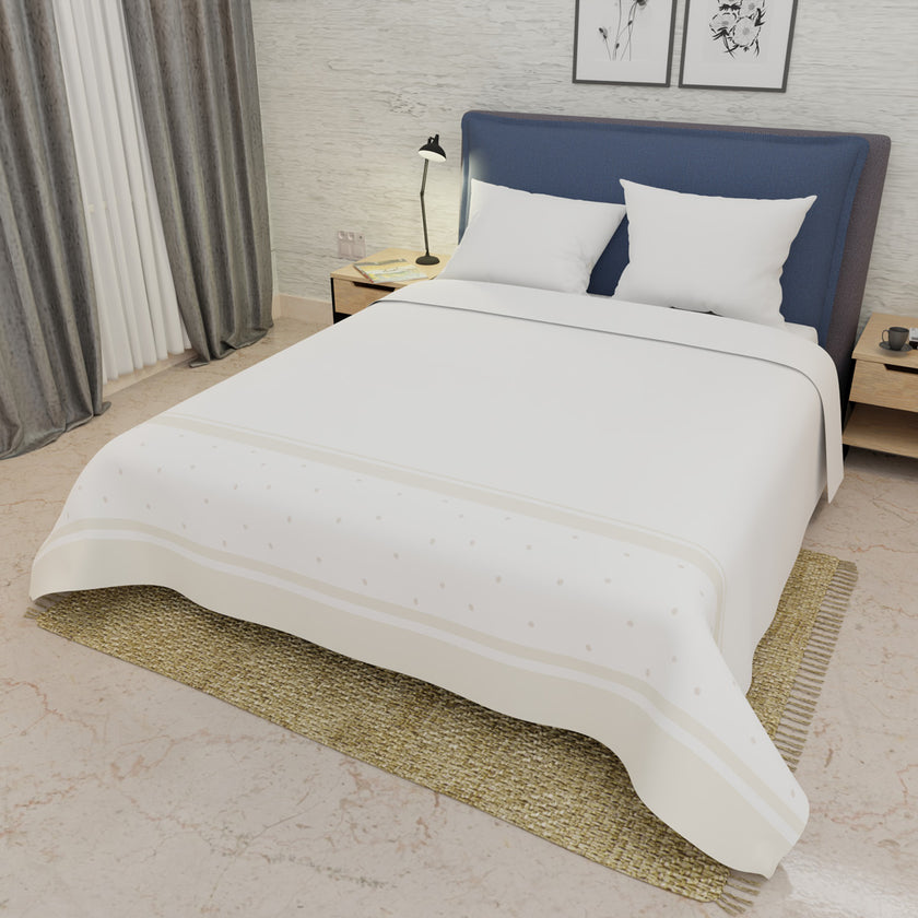 Juegos De Sábanas 250 Hilos Ivory Border Líneas Beige