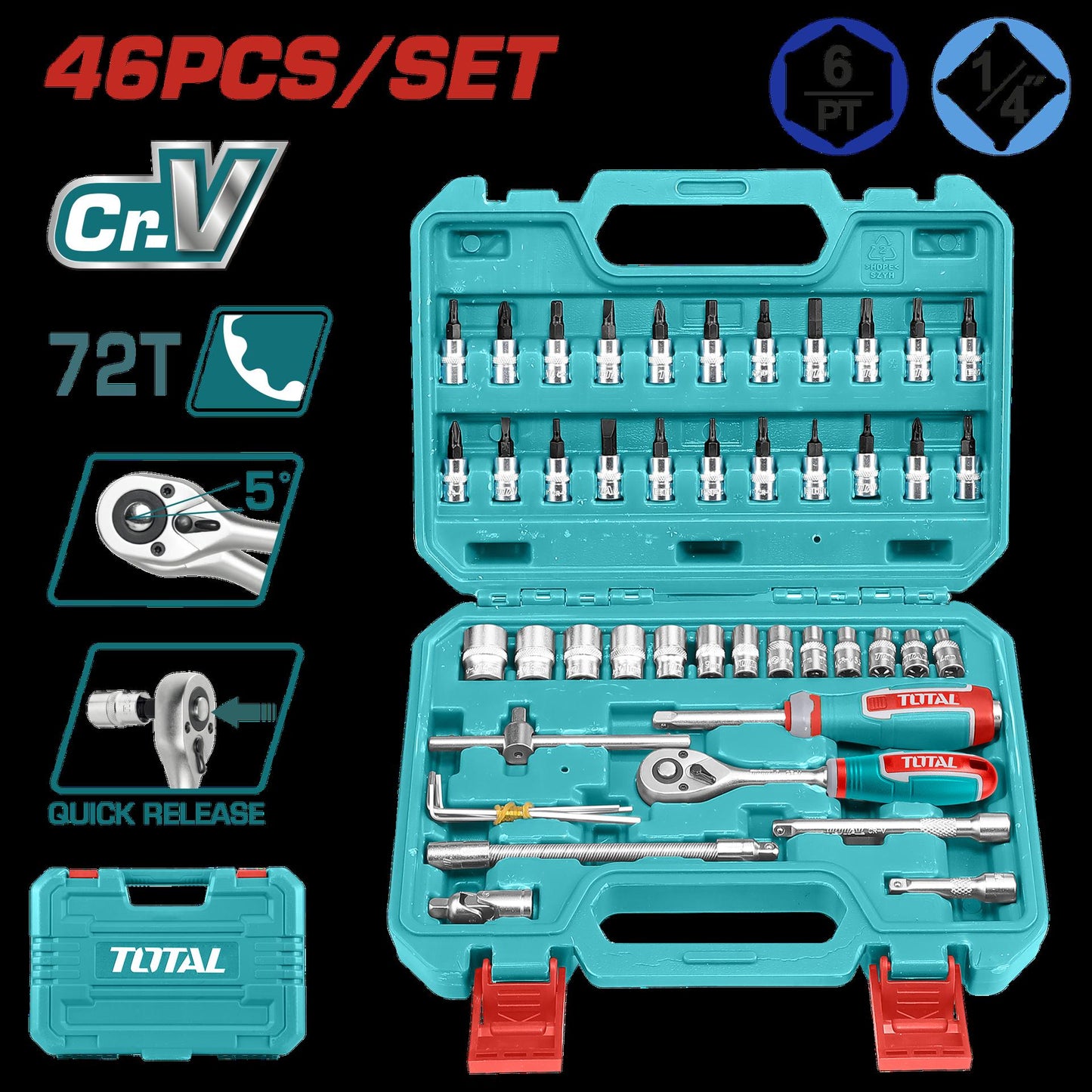 Rache Con Copas  14 X 46 Pzs Industrial Super Total Tht141462