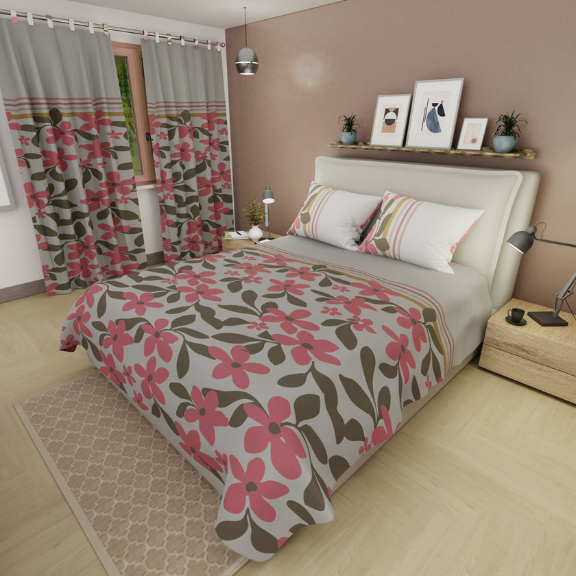 Juego De Sábanas Microfibra Suavizada Autumn Garden