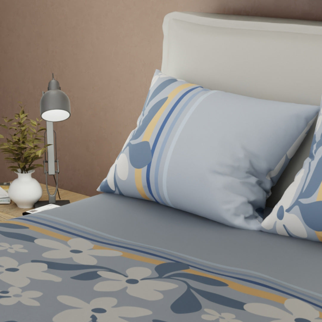 Juego De Sábanas Microfibra Suavizada Soft Spring