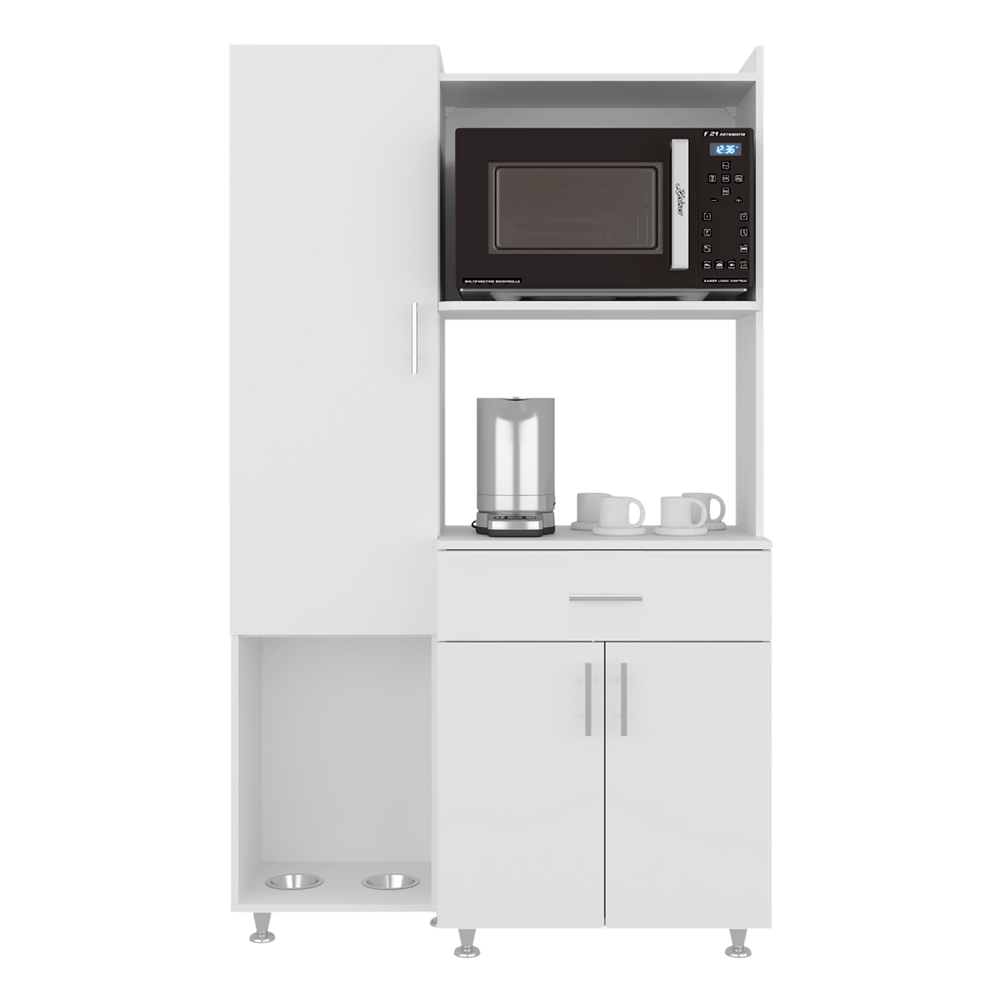 Alacena Pantress Eco 165X98X40 Rta Blanco Zf