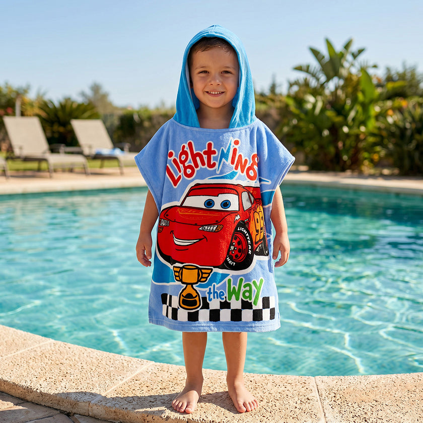 Toalla Capucha Infantil Disney Cars