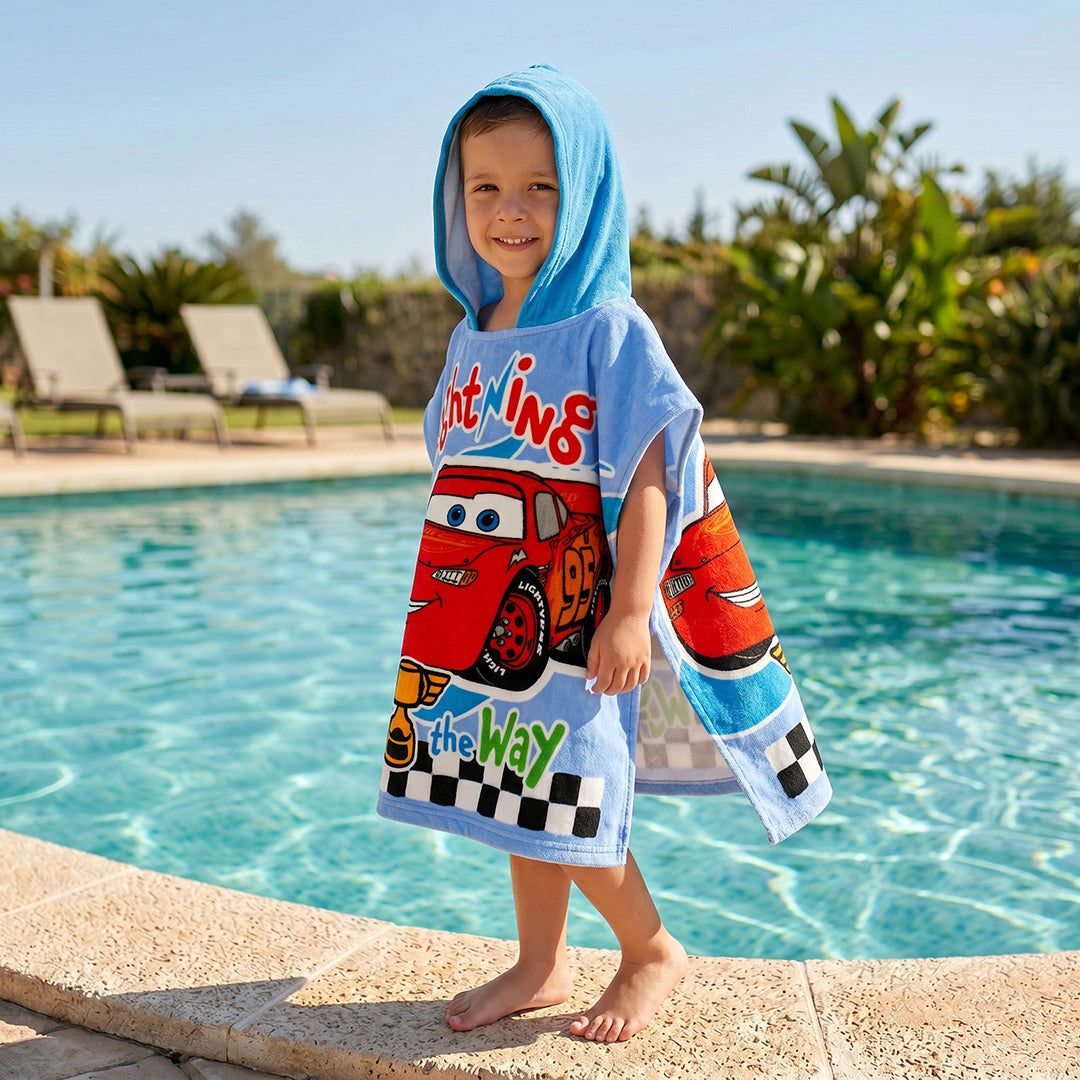 Toalla Capucha Infantil Disney Cars