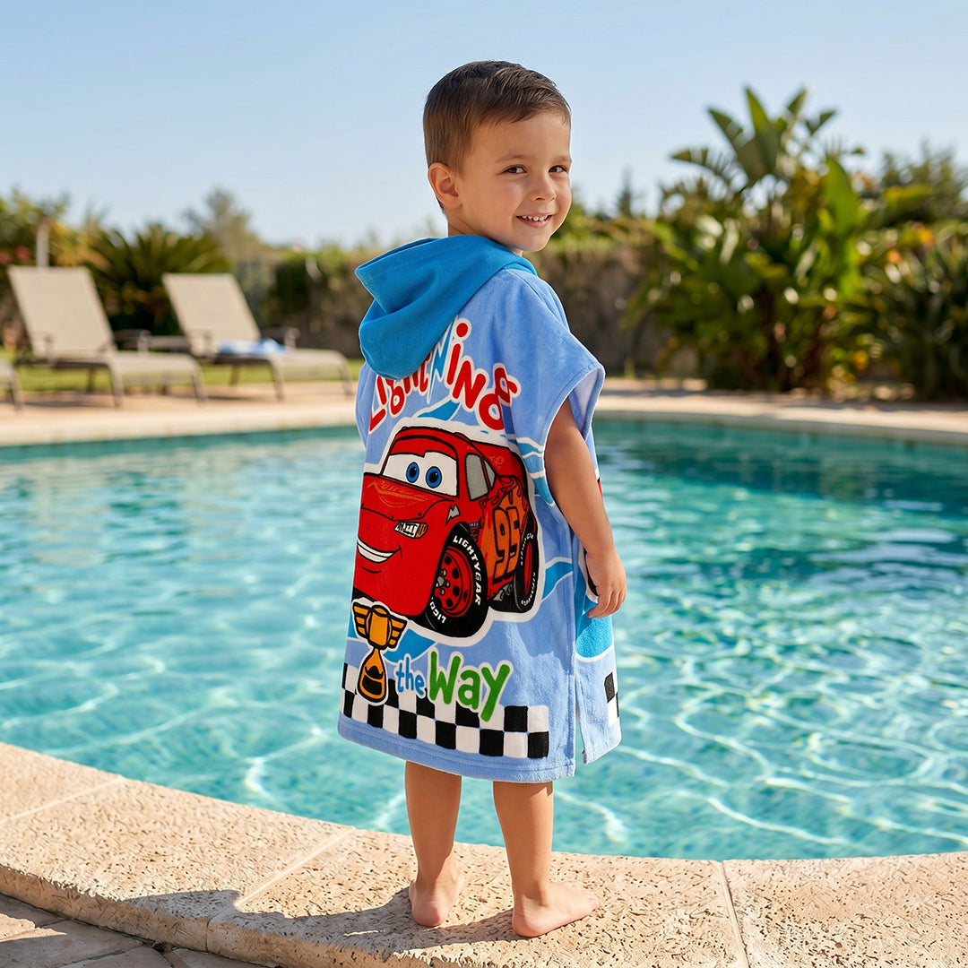 Toalla Capucha Infantil Disney Cars