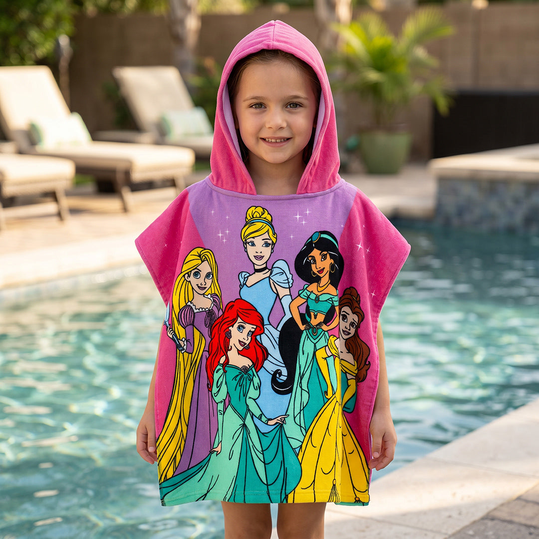 Toalla Capucha Infantil Disney Princesas