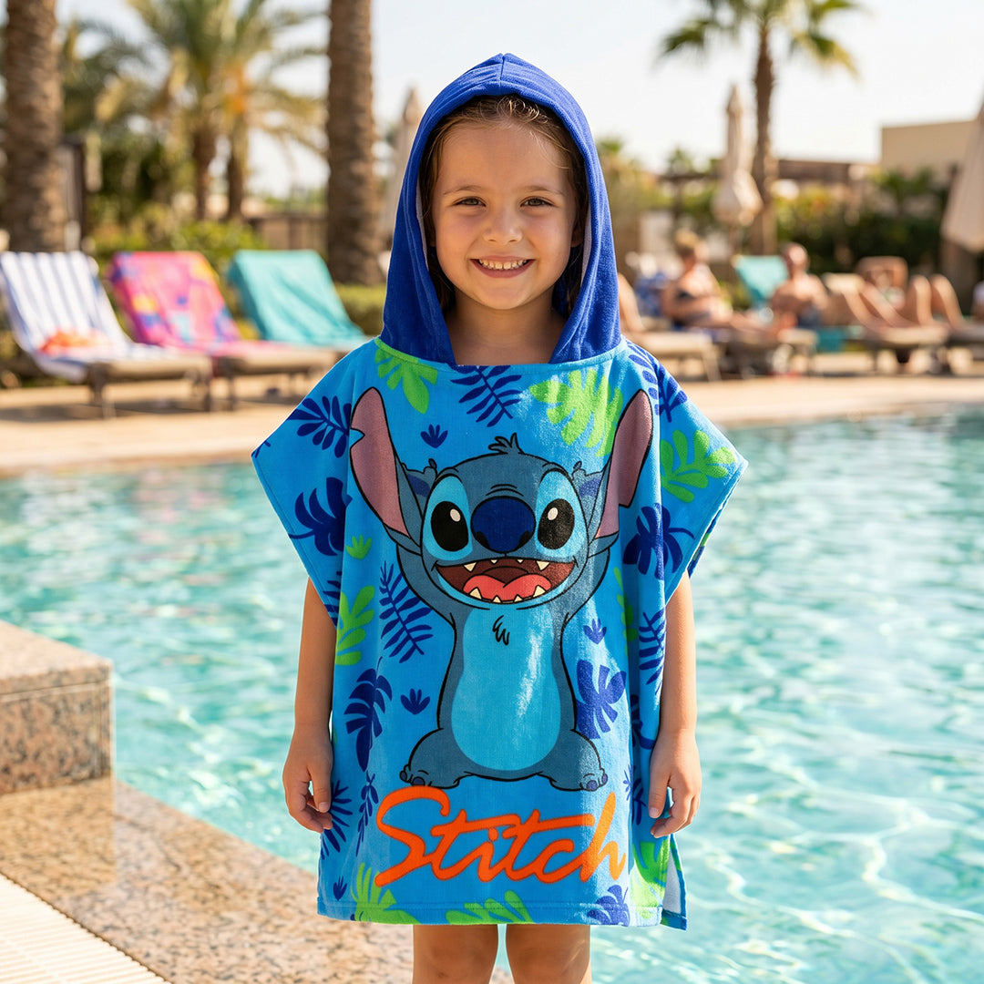 Toalla Capucha Infantil Disney Stictch
