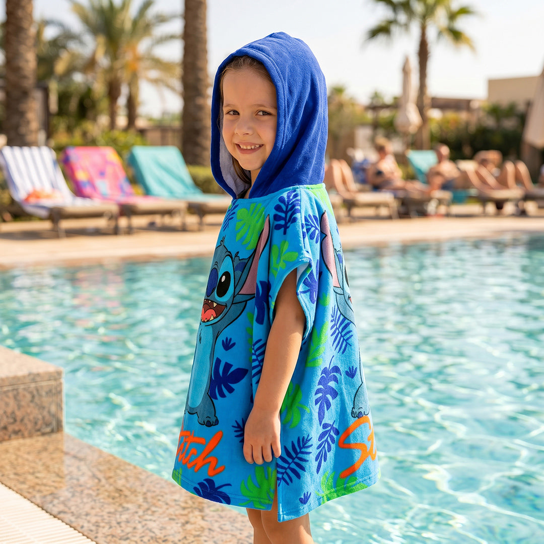 Toalla Capucha Infantil Disney Stictch