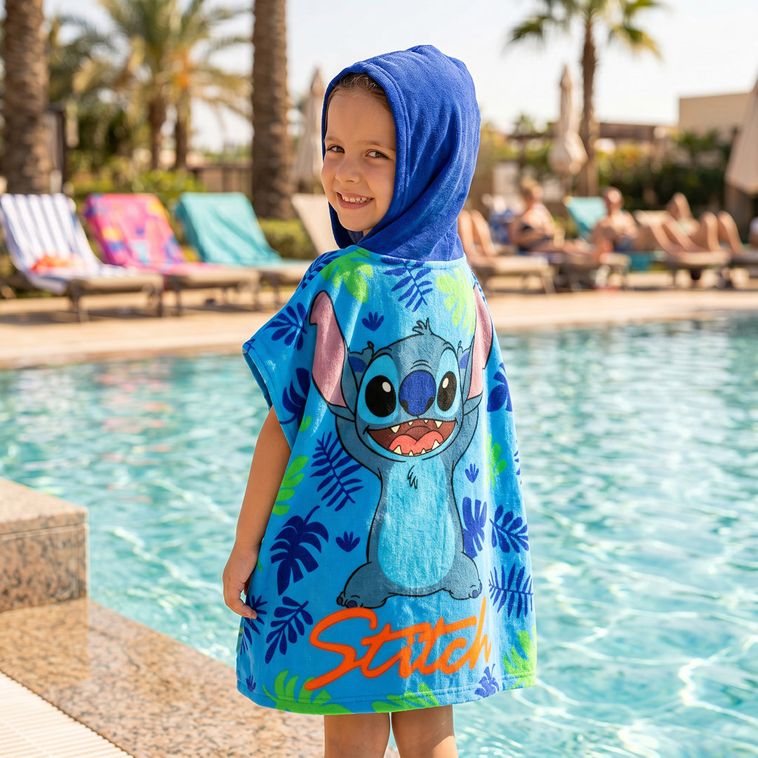 Toalla Capucha Infantil Disney Stictch