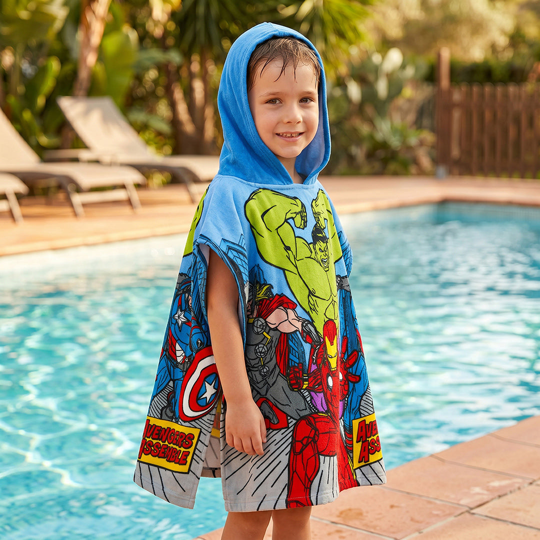 Toalla Capucha Infantil Disney Avengers