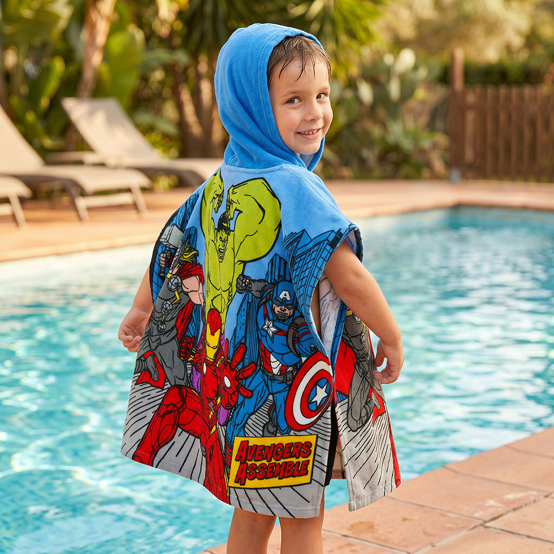 Toalla Capucha Infantil Disney Avengers