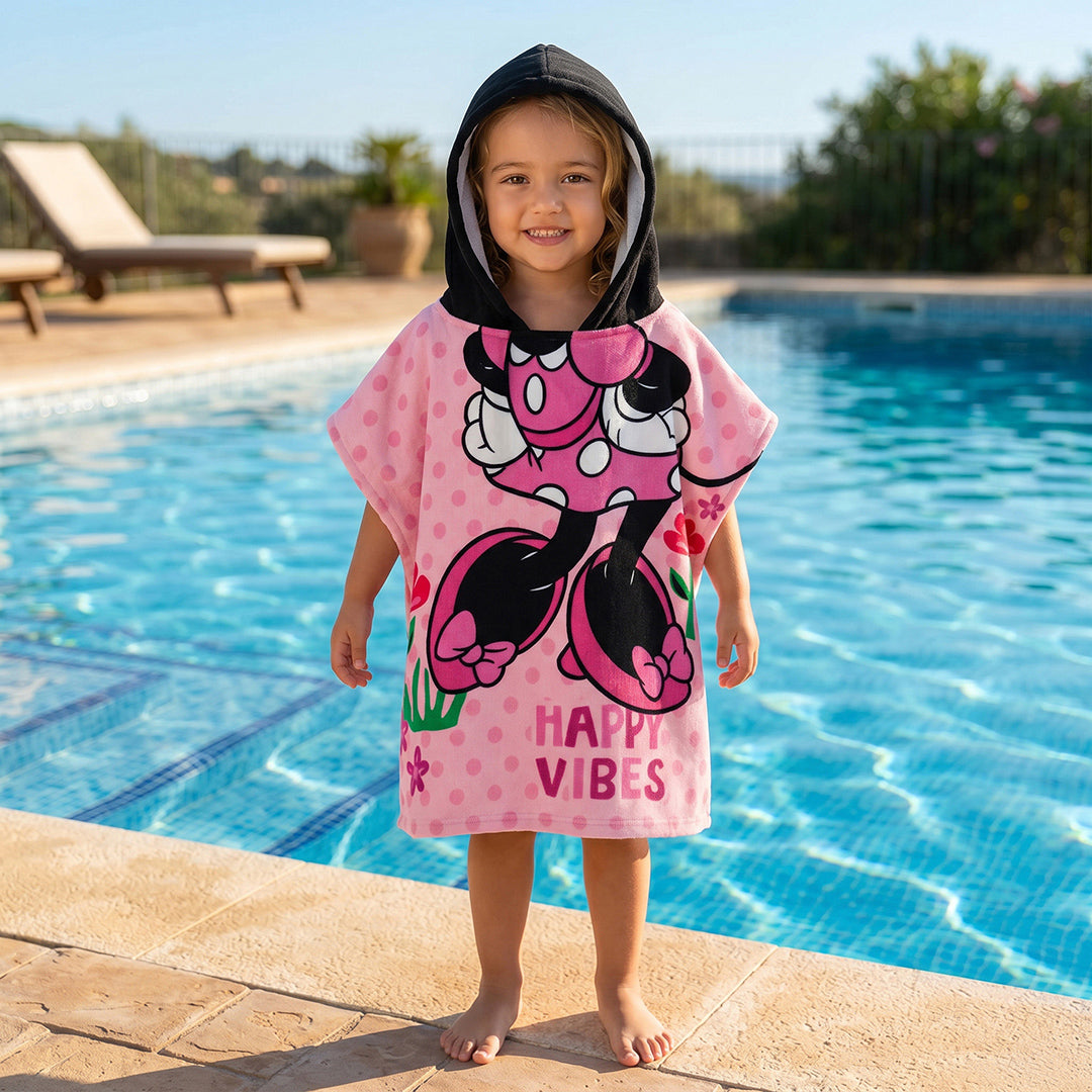 Toalla Capucha Infantil Disney  Minnie