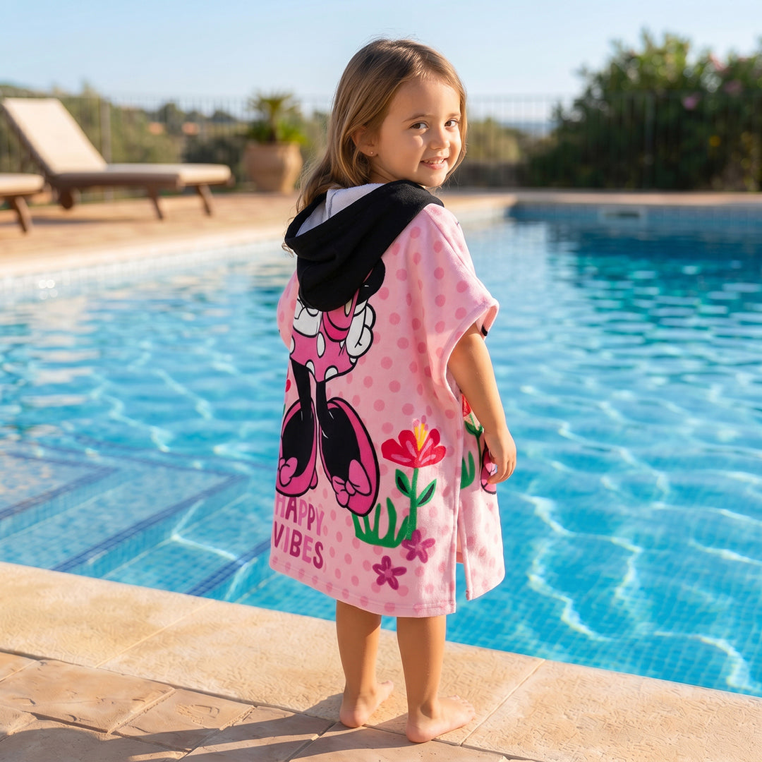Toalla Capucha Infantil Disney  Minnie