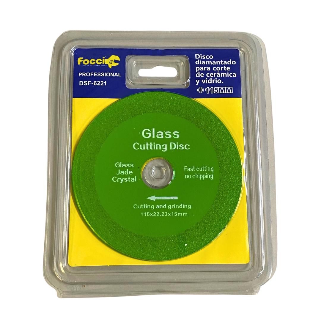 Disco Corte Vidrio Y Ceramica Verde 4 12   115X2223X15Mm Dsf6221