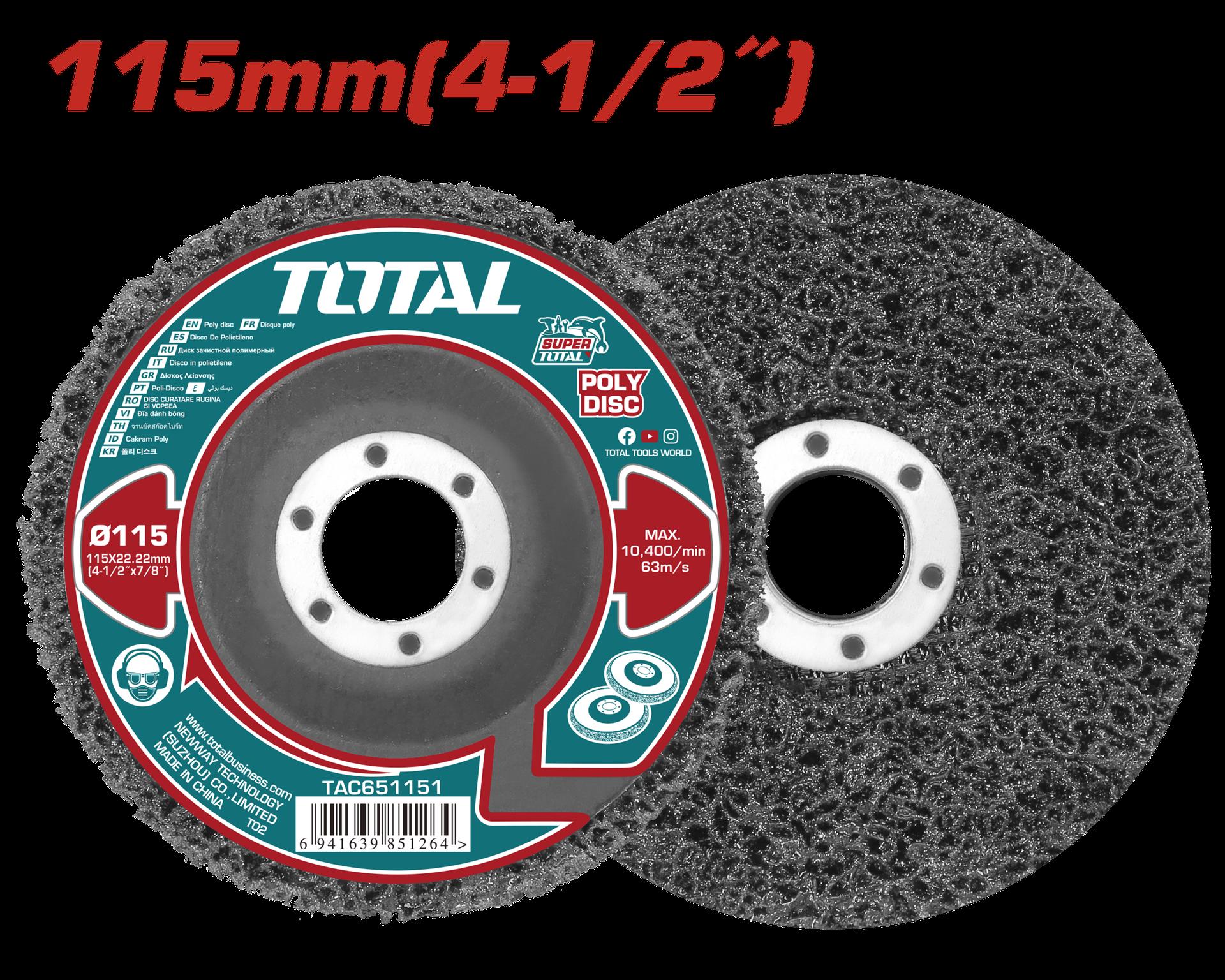 Disco Abrasivo De Polietileno 412 Super Total Tac651151
