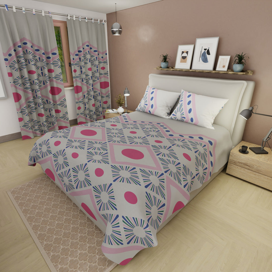 Juego De Sábanas Microfibra Suavizada Boho Clay