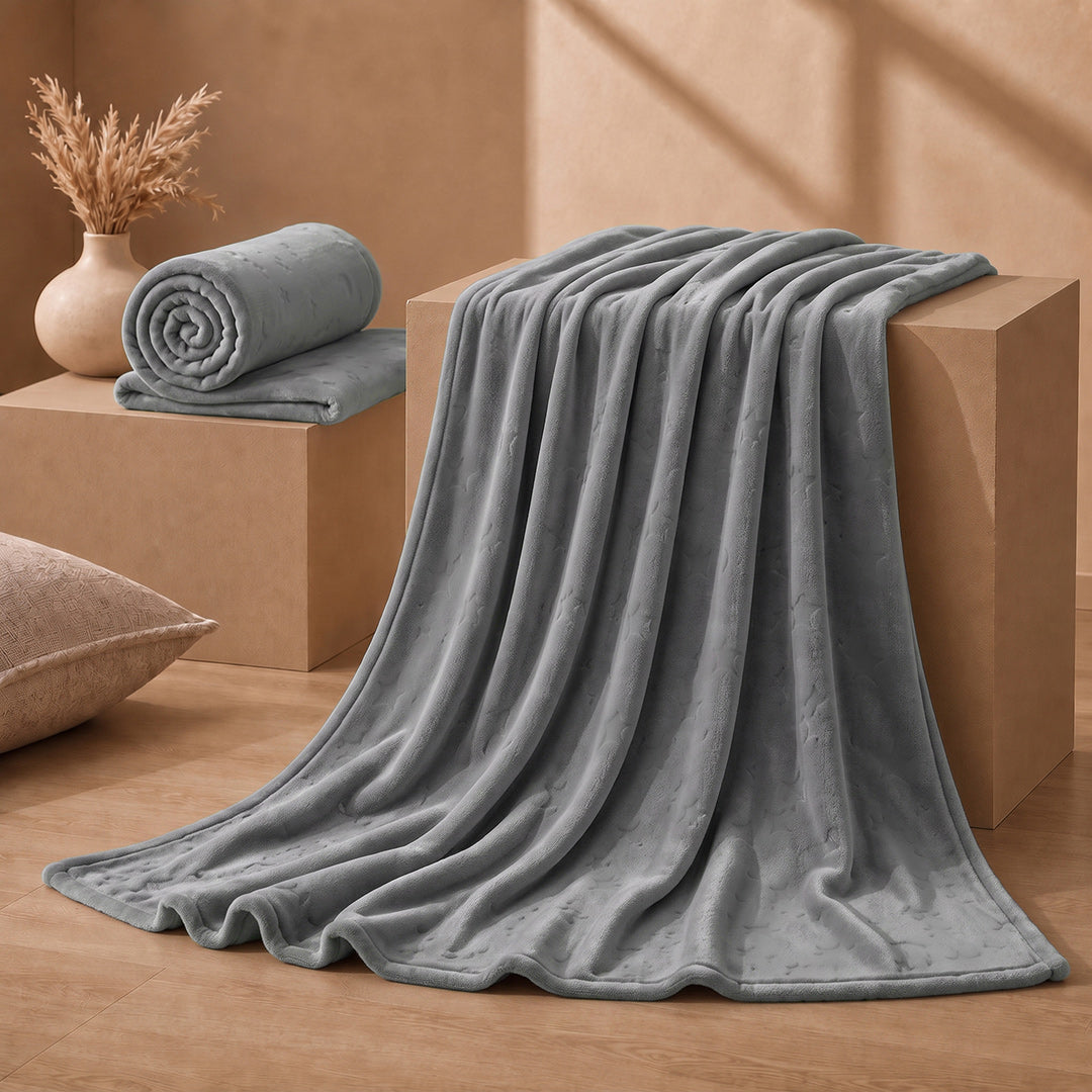 Cobija Comfortsoft Gris Oscuro  Suave