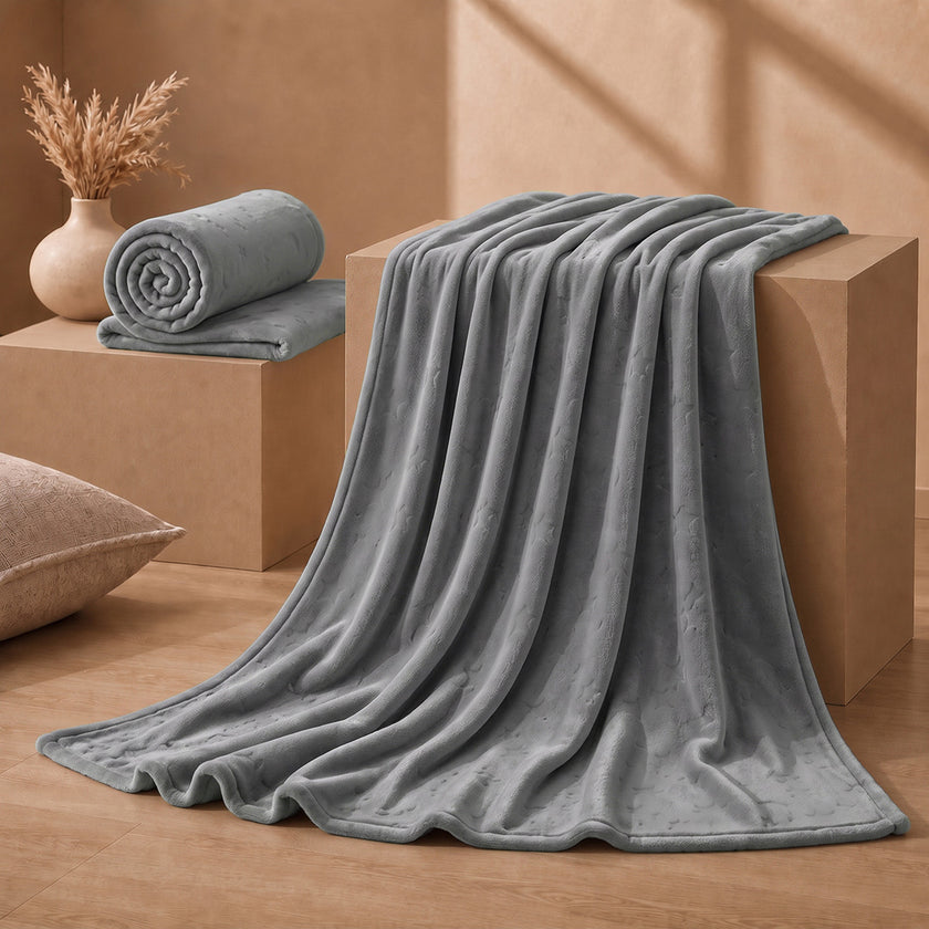 Cobija Comfortsoft Gris Oscuro  Suave